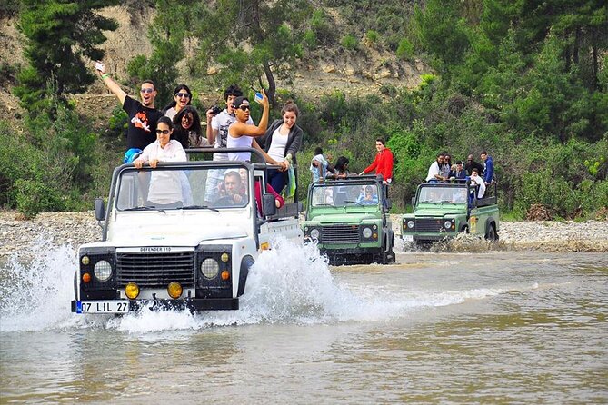 Marmaris Jeep Safari Tour With Waterfall and Water Fights - The off-road run and the famous water battle