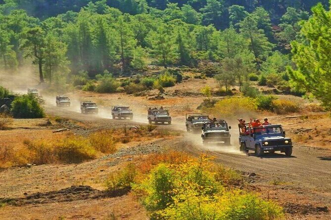 Marmaris Jeep Safari Tour With Waterfall and Water Fights - A Turkish lunch in Orhaniye