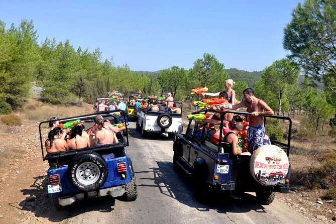Marmaris Jeep Safari Tour With Waterfall and Water Fights - Jesus Beach and the walk into the sea