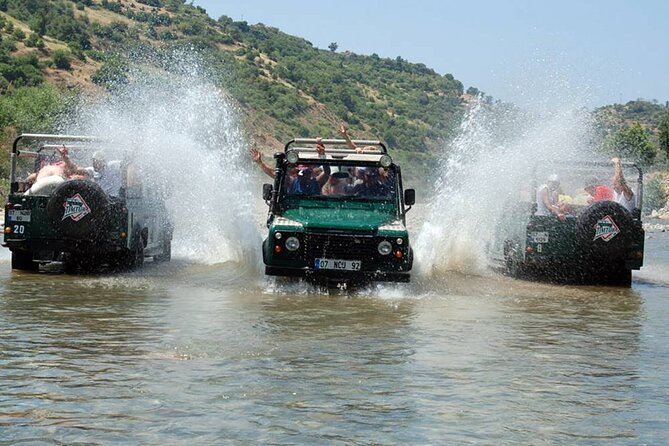 Marmaris Jeep Safari Tour With Waterfall and Water Fights - A mid-morning break with useful facilities