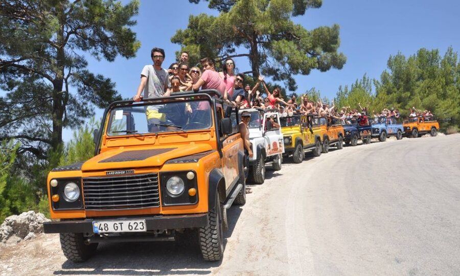 Marmaris Jeep Safari Water Fight, Colour and Foam Party - Jesus Beach and the shallow-water walk