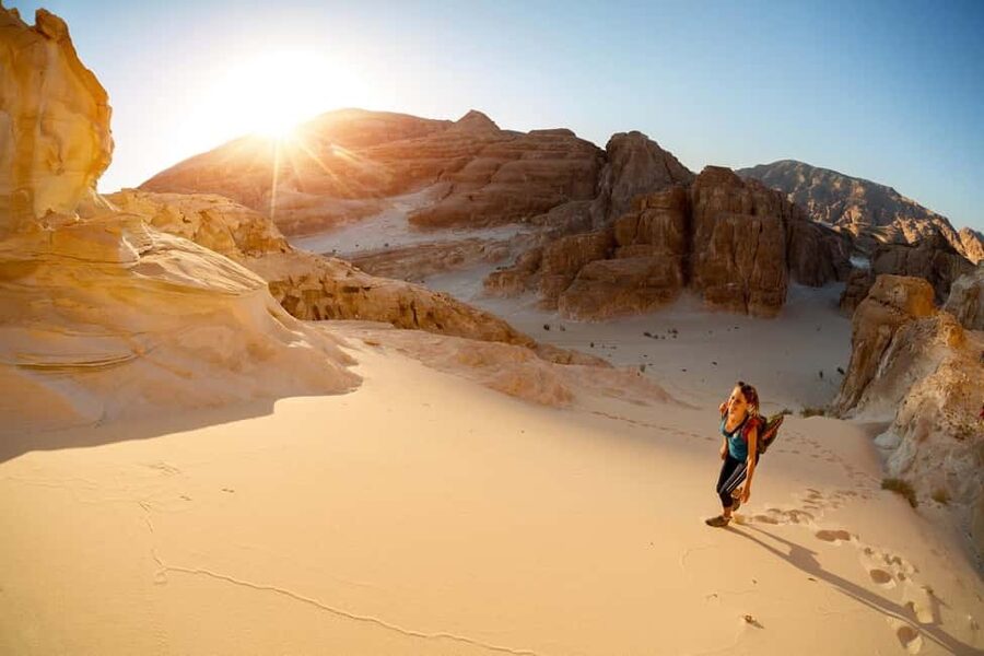 Marsa Alam Bedouin Nights: Jeep Safari, Dinner & Stargazing - A very short camel ride and a Bedouin pharmacy