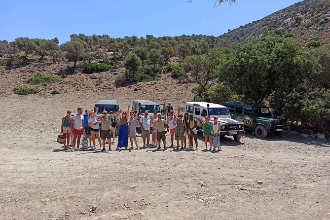 Matala Agiofarago Gorge Guided Jeep Safari Tour - Through Crete’s vineyards and villages