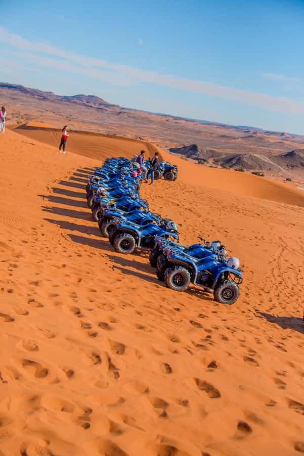 Merzouga : Adventure Quad Bike Safari, & Sandboarding - One hour of riding over soft sand