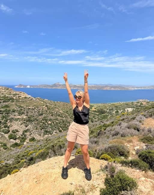 Milos Jeep Safari: Sunset, Off-Road & Hidden Hilltop Gems - The off-road run toward Thiorichia