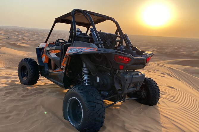 Morning Desert Safari with Buggy Ride & Sandboarding – Shared Car - The 4x4 desert safari adds a different kind of thrill