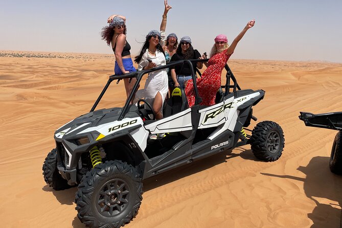 Morning Desert Safari with Buggy Ride & Sandboarding – Shared Car - What the $225 price buys you
