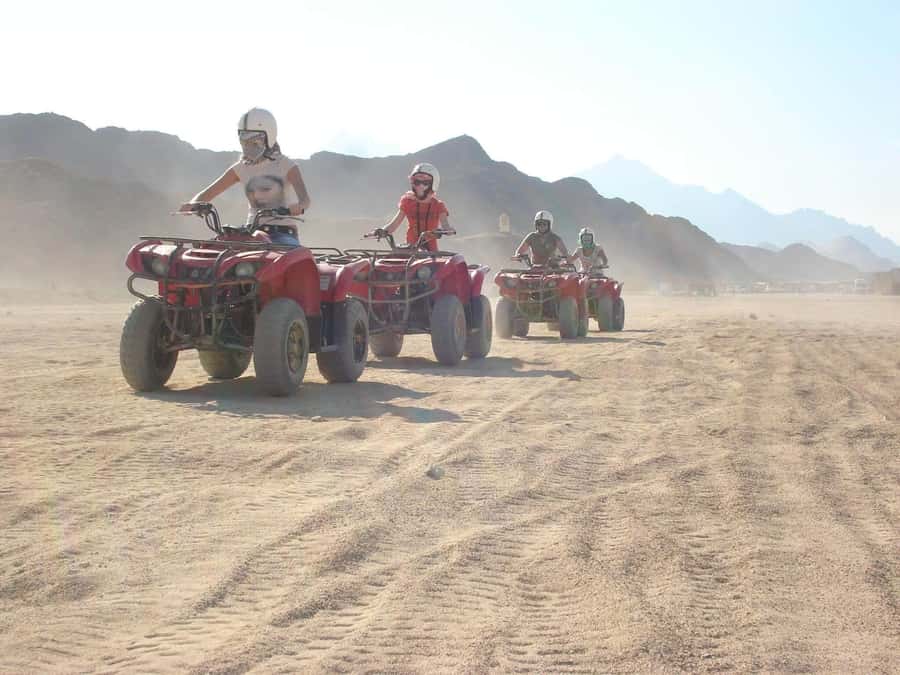 Morning Trip: Desert Safari Riding a Speed Quad Bike, Pickup - How the guides affect the day