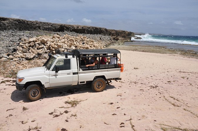 National Park Jeep Safari - Lunch before entering Christoffel National Park