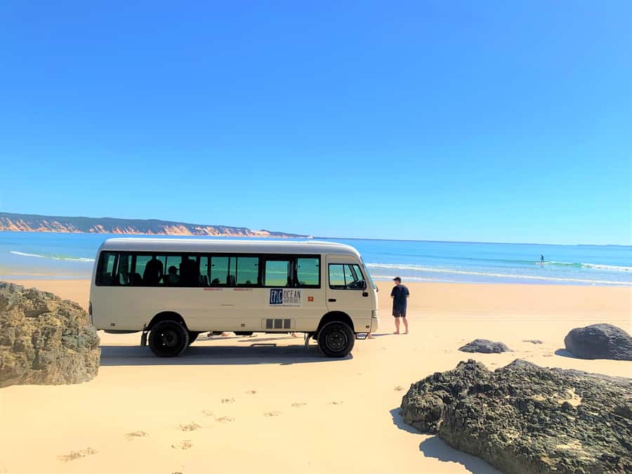 Noosa: Epic Learn to Surf Safari 4x4 - Double Island Point - Why Double Island Point works for a first surf lesson