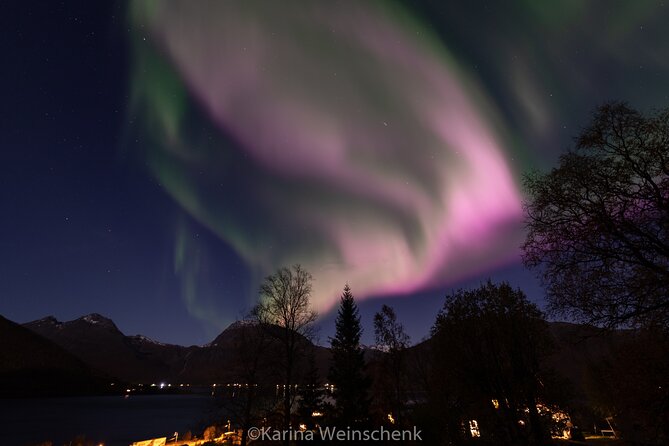 Northern Lights Safari from Tromso - The chase itself, from Tromsø toward clearer skies