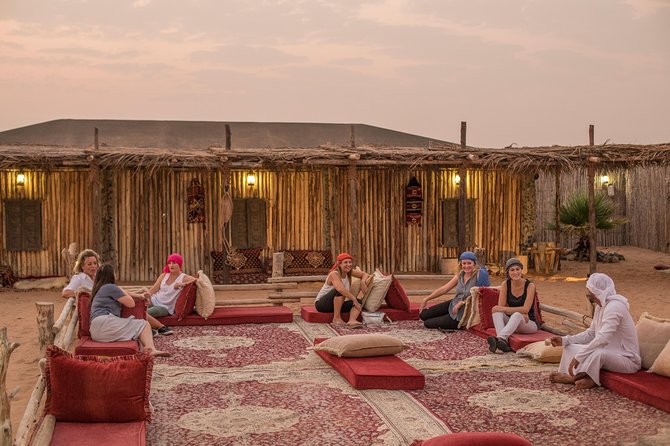 Overnight Desert Safari - Vintage Land Rovers & Traditional Activities - Falcons at sunset, with a lesson in old desert life