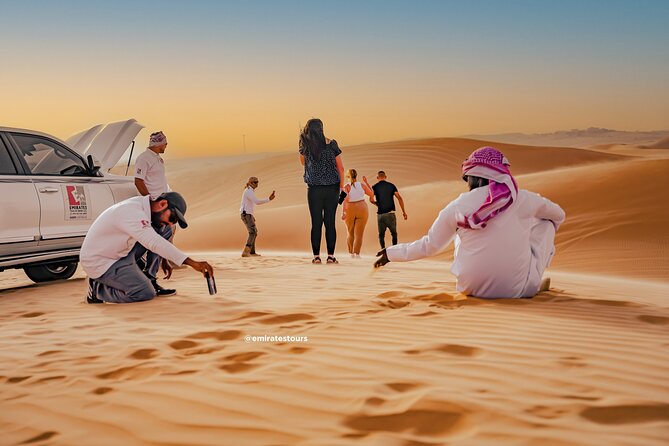Overnight Desert Safari with BBQ Dinner & Breakfast Abu Dhabi - BBQ Dinner Under the Stars