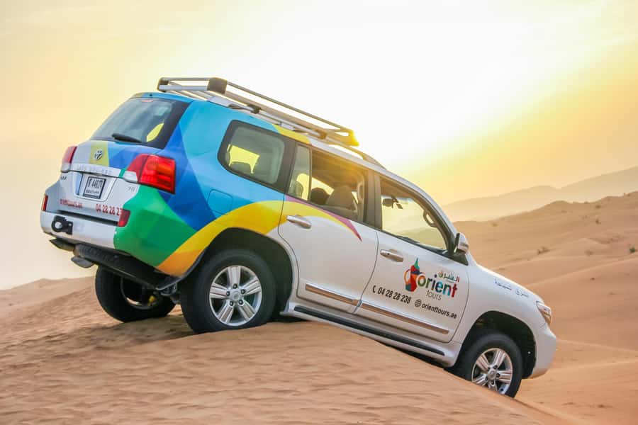 Overnight Dubai Desert Safari with BBQ Dinner - Sunrise, coffee, and Arabian breakfast