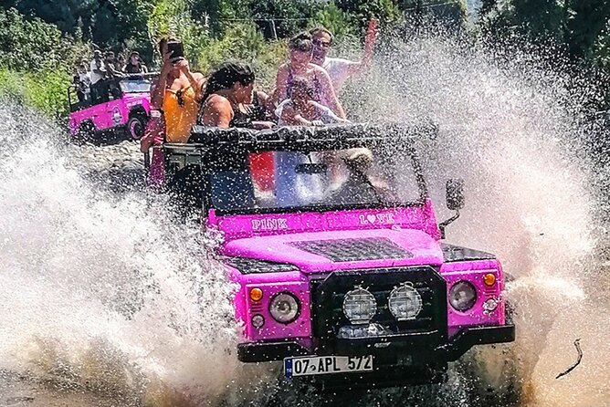 PINK JEEP TOUR - Alanya Jeep Safari - Seyir Terasi and the wide Alanya view