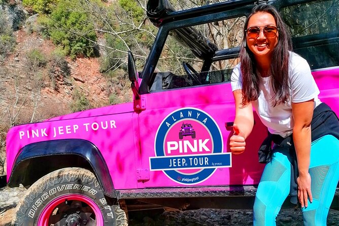 PINK JEEP TOUR - Alanya Jeep Safari - The water fight, photographs, and sales pressure