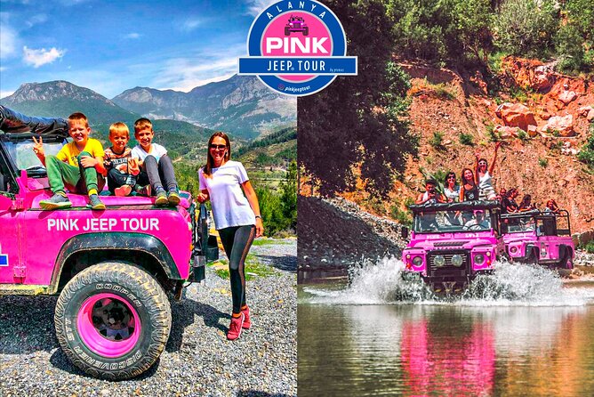 PINK JEEP TOUR - Alanya Jeep Safari - Food, local stops, and carrying cash