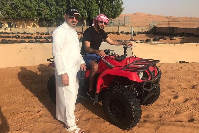 Premium Desert Safari Dubai: Desert Camping & Dune Bashing - A BBQ dinner with plenty of non-alcoholic drinks