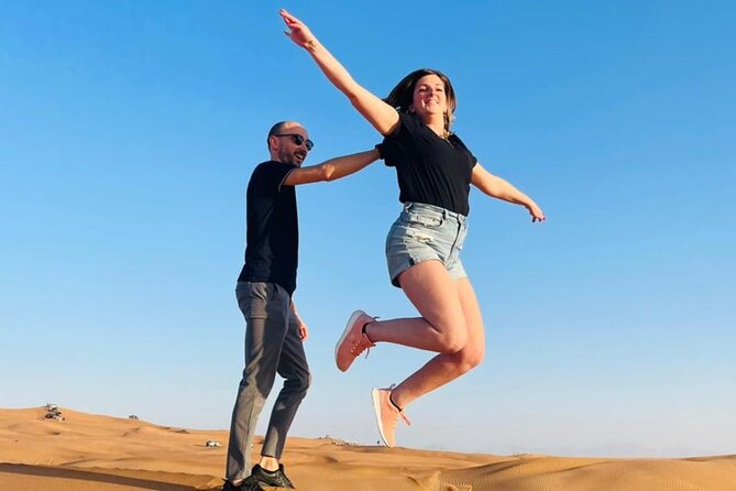 Premium Desert Safari Dubai : Dune Bashing, Camel Ride with BBQ - BBQ dinner and evening shows