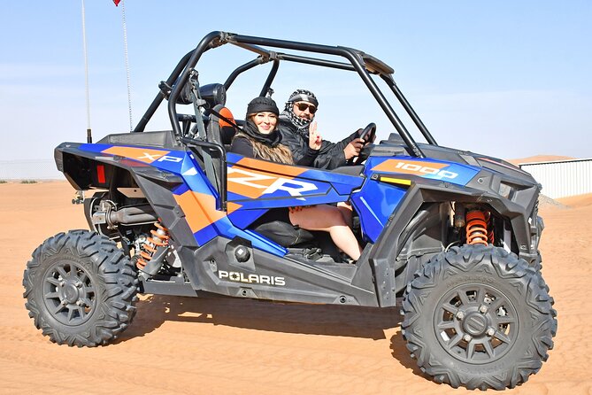 Premium Desert Safari Dune Buggy Camel Ride Sandboard & BBQDinner - Music, lights, and three live shows