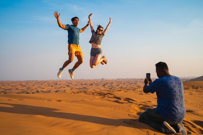 Premium Evening Desert Safari, Quad Bike, Camel & VIP BBQ Dinner - Tanoura, belly dance, and fire performances