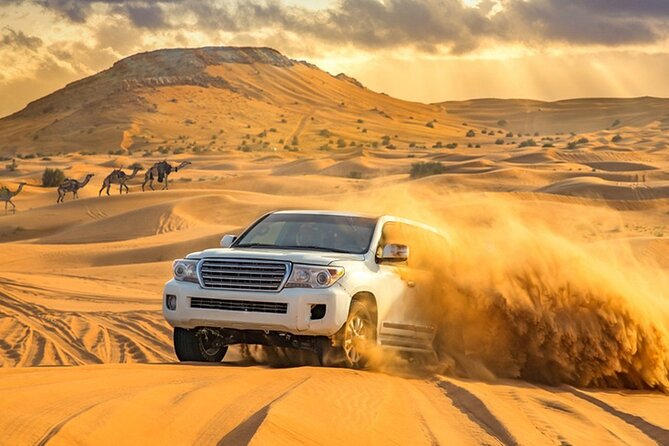 Private Evening Desert Safari with BBQ Dinner Dubai - The Bedouin-style camp and Arabic welcome