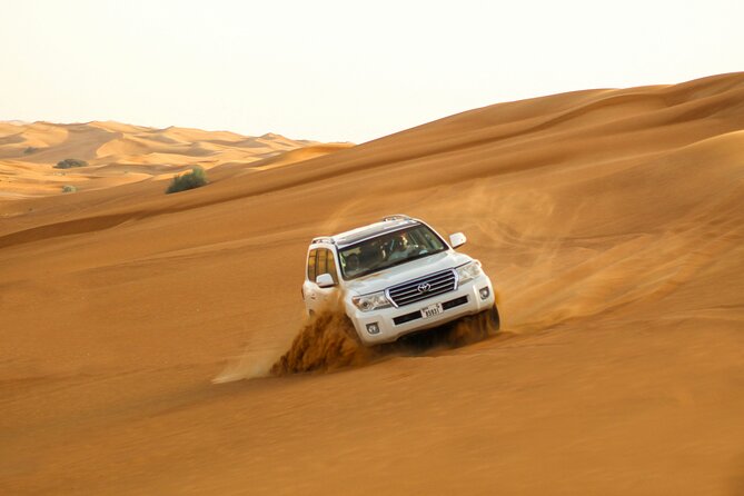 Private Evening Desert Safari with BBQ Dinner & Sand Boarding - Sandboarding is simple, active, and short