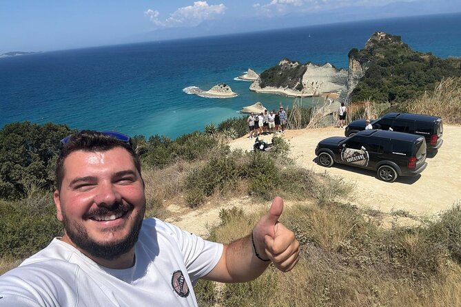 Private Half-Day Jeep Safari in Northwestern Corfu - Akrotiri Café, Corfu Beer, and lunch between beaches