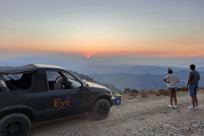 PRIVATE Jeep Safari 4x4 SUNSET (with Dinner) in Mountains CRETE - The Final Call on This Crete Sunset Safari