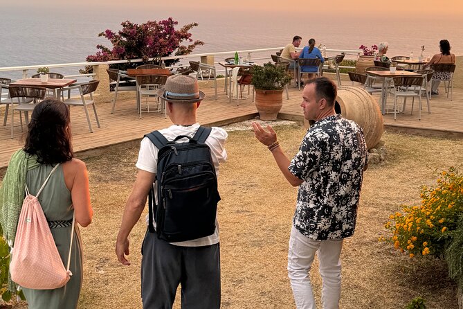 Private Sunset Jeep Safari in North West Corfu with Dinner - Lakones opens the view toward Paleokastritsa