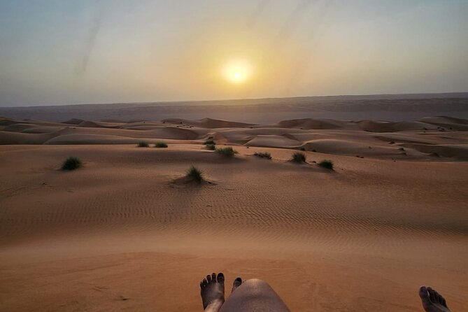 Private Watching Sunset Desert Safari Tour - The drive to Wahiba Sands