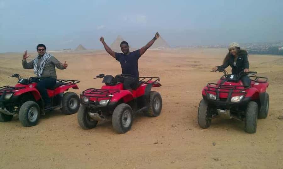 Pyramids of Giza: 1-Hour Quad Bike Desert Safari - What happens from hotel pickup to the desert