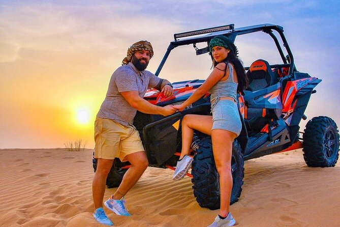 Qatar Desert Thrills Self Ride Dune Buggy Safari and Camel Ride - Taking control of your own dune buggy