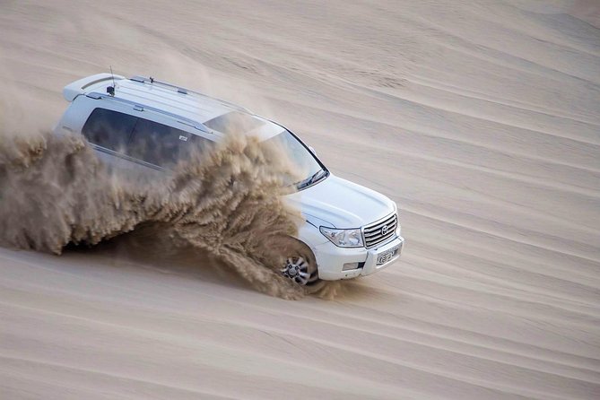 Qatar Gold Dune Safari, Dune Bashing,Camel Ride,Sand Boarding,Inland Sea Desert - Khor al Udaid is the visual reward