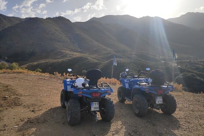 Quad ATV Safari from Georgioupolis Area - The first stretch: village roads, olive groves, and open views