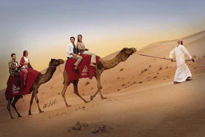 Red Dune Safari Adventure with BBQ Dinner Experience - The sunset stop at Lahbab’s highest dune