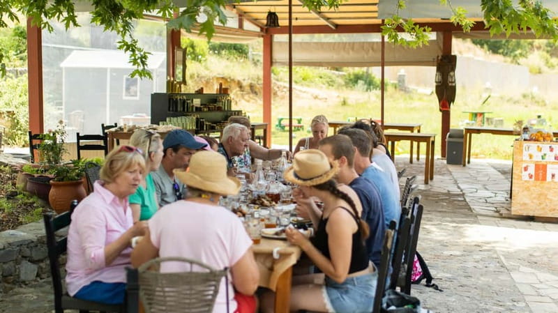 Rethymno: Full-Day Land Rover Safari to Preveli - A generous Cretan lunch with local wine