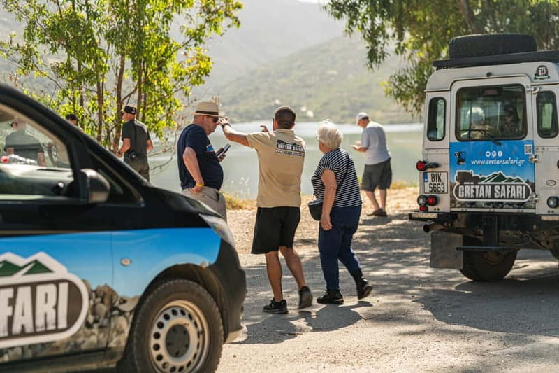 Rethymno: Full-Day Land Rover Safari to Preveli - Spili and the lion-head fountains