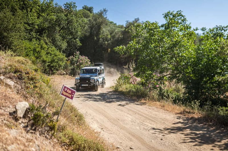 Rethymno: Full-Day Land Rover Safari to Preveli - Prasses Gorge and the first mountain views