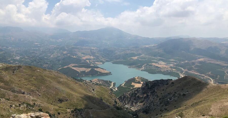 Rethymnon 4x4 Sunset Safari Tour - Potamon Dam gives you the first big view