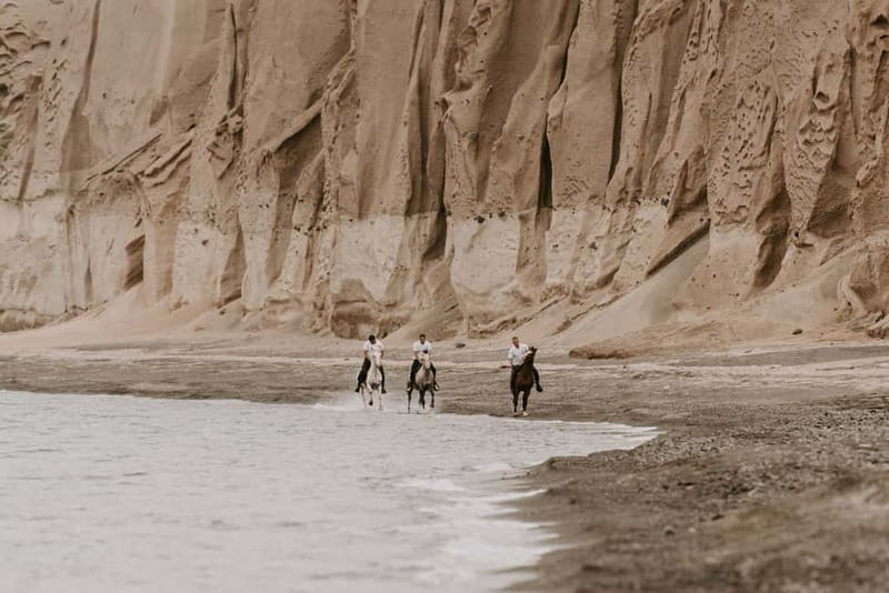 Santorini: Extreme Horse Safari with Beach Gallop - Horses, saddles, and riding style