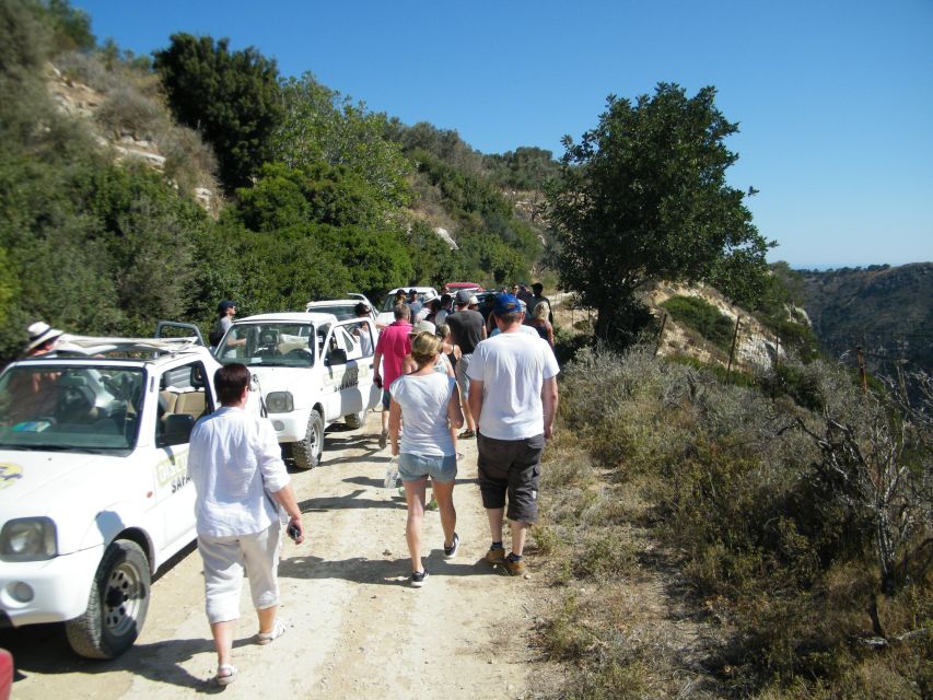 Self-Drive Jeep Safari to South Coast, Palm Beach & Canyons - Potamon Dam and the first broad views