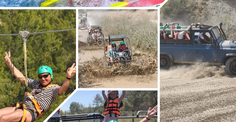 Side&Alanya:Rafting,Jeep,Quad/Buggy Safari/Zipline wLunch - Who should book this day?