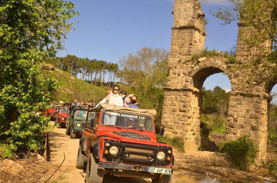 Side Green Canyon Off-Road Jeep Safari Adventure with Lunch - Leaving Side for the Taurus Mountains