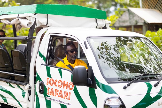 SoCoHo Jeep Safari - Historical Sites - Lunch - Beach - Sir Viv Richards Cricket Stadium and the island’s sporting pride