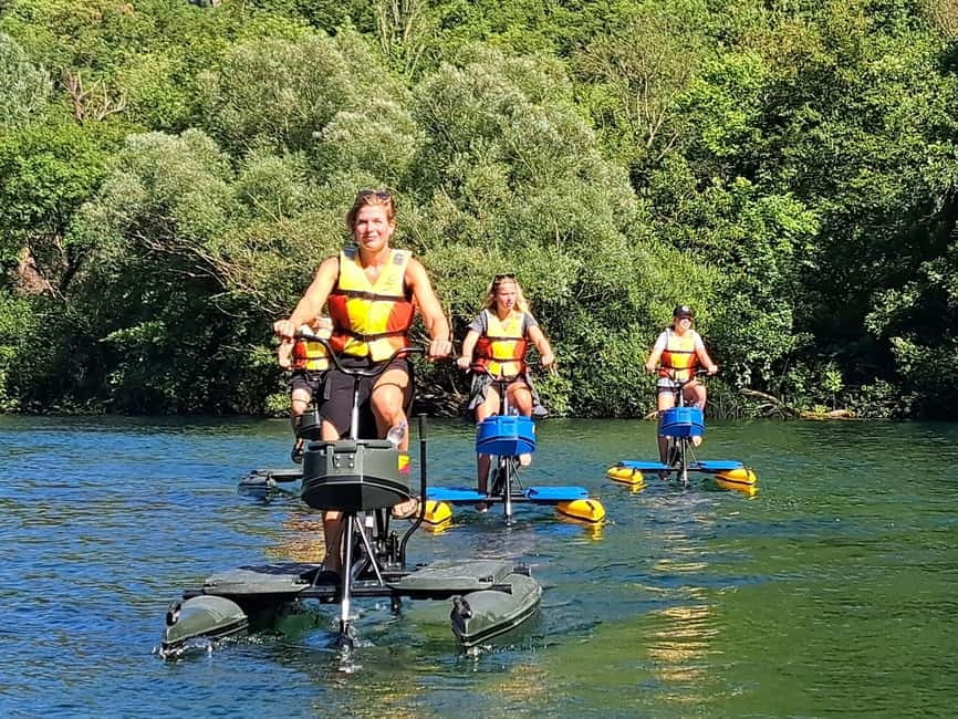 Split/Omiš: Cetina River Water Bike Safari - Starting 5 km from Omiš
