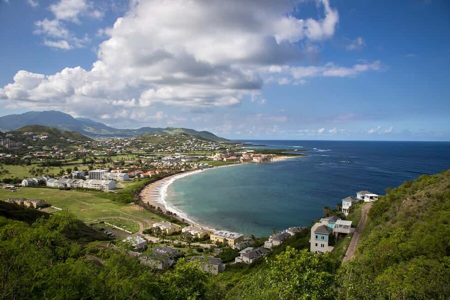 St. Kitts: Top Sights Guided Van or Open-Air Safari Tour - Frigate Bay is where you slow down
