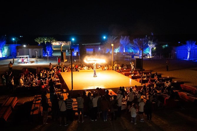 Standard Desert Safari, camel ride, BBQ Dinner, Belly Dance Show, Pick & Drop - Sunset photos before the camp lights come on