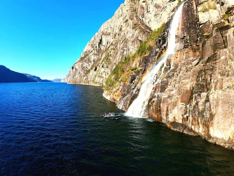 Stavanger: Boat Safari to Lysefjord and Preikestolen - Starting at Forsand, the practical tradeoff