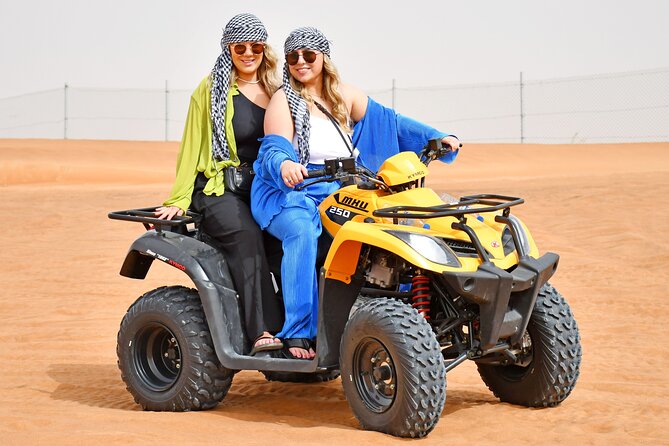 Sunset Desert Safari Quad bike Camel ride Sand Board & BBQ Dinner - BBQ dinner and four Arabic entertainment shows